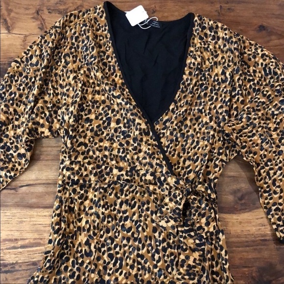 Zara Animal Print Dress - Picture 3 of 6